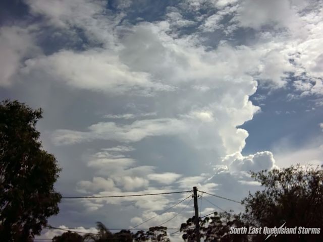 Crispy updrafts on a storm to my south