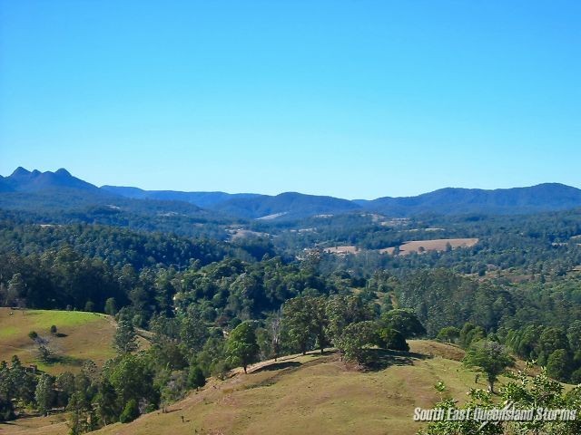Mountains, southwest of Tweed Heads