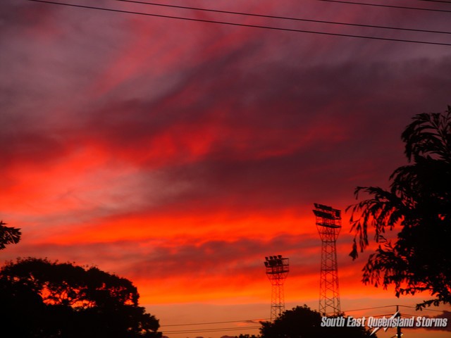 Stunning sunset over Mackay