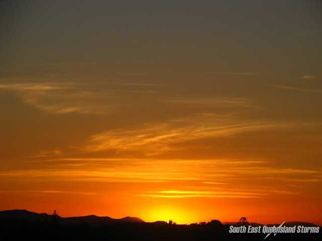 Sunset overlooking Mackay