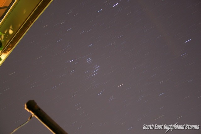 Star trails over Mackay