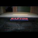 Raptor superchargers sticker