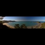 Panorama over Twin Beach Lookout