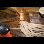 Ropes, lighting and cannons on the Duyfken