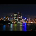 Brisbane CBD by night