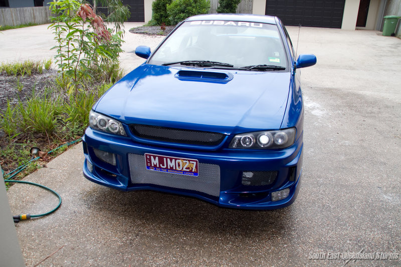 February 2011 - New Paint job I did myself. Colour is Cobalt Blue. Also installed a new front bumper, rear bumper and side skirt