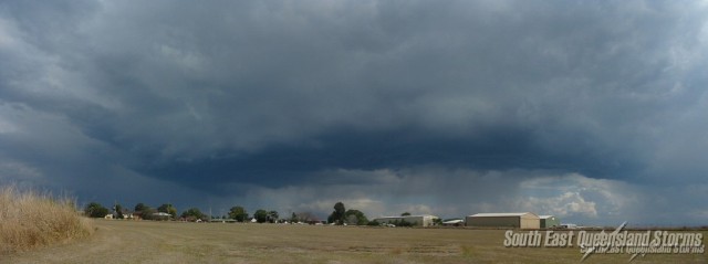 Panorama of the storm