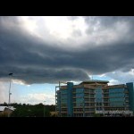 Shelf cloud, Westfield shopping centre