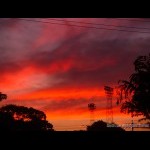 Stunning sunset over Mackay