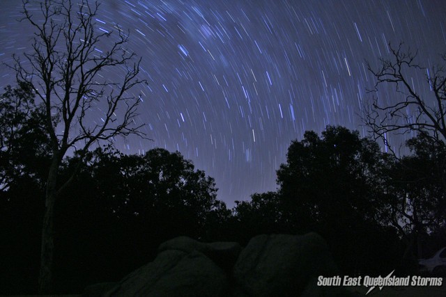 Startrails over Shoal Point, north of Mackay