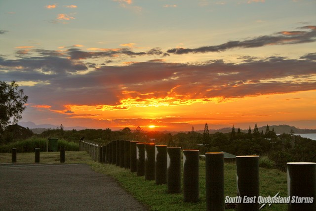 Sunset overlooking Slade Point, Mackay